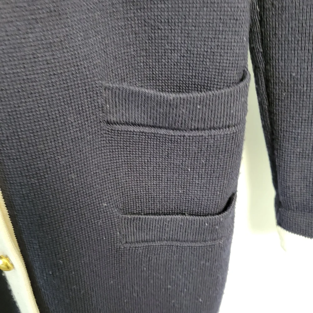 TORY BURCH Sabrina Cardigan In Medium black / Ivory